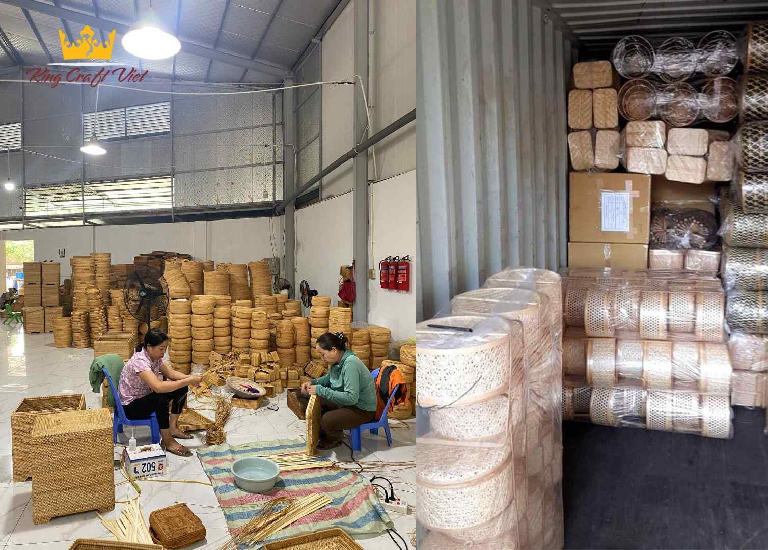 Export process of handicraft goods from Vietnam supplier King Craft Viet