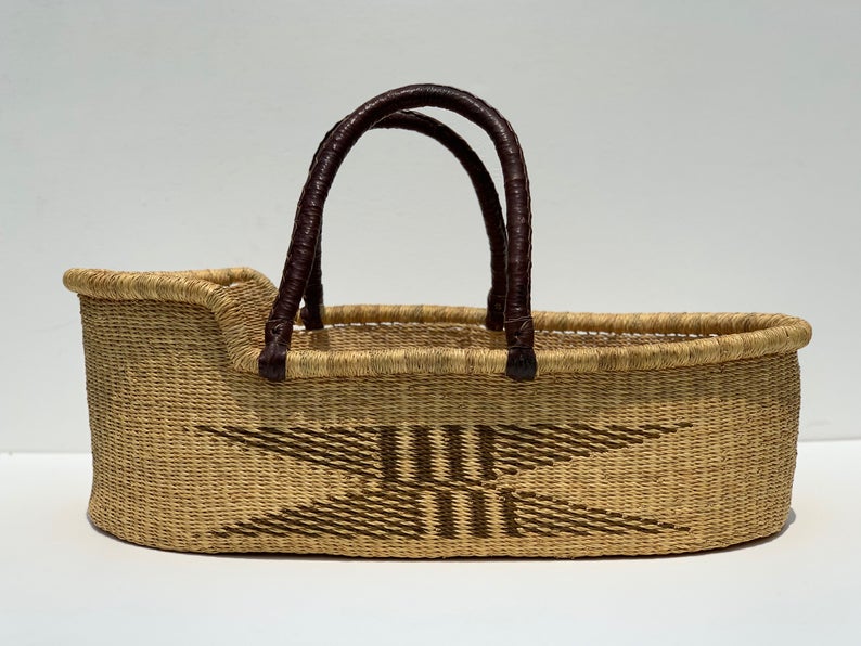 seagrass baby mose basket