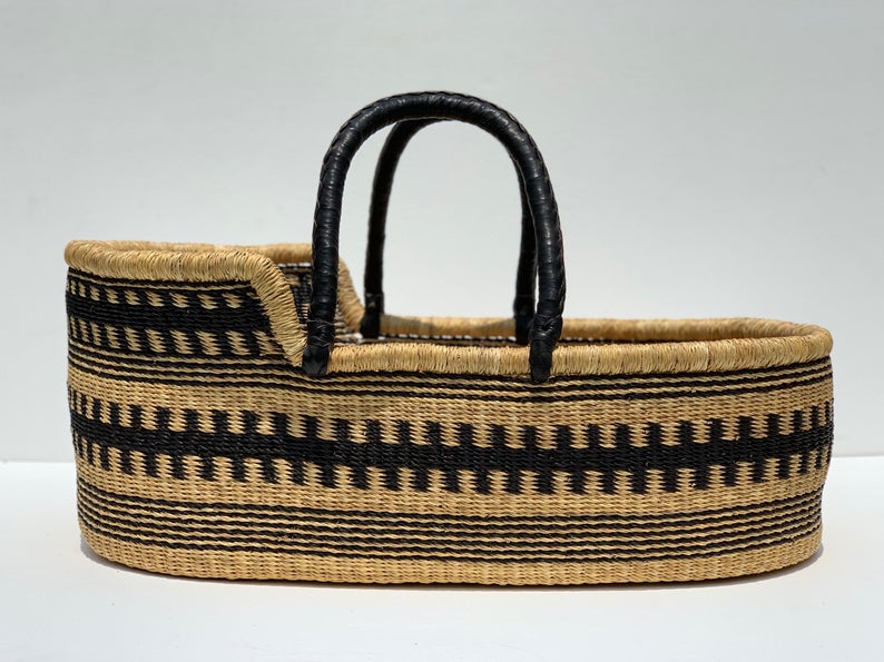 seagrass baby mose basket