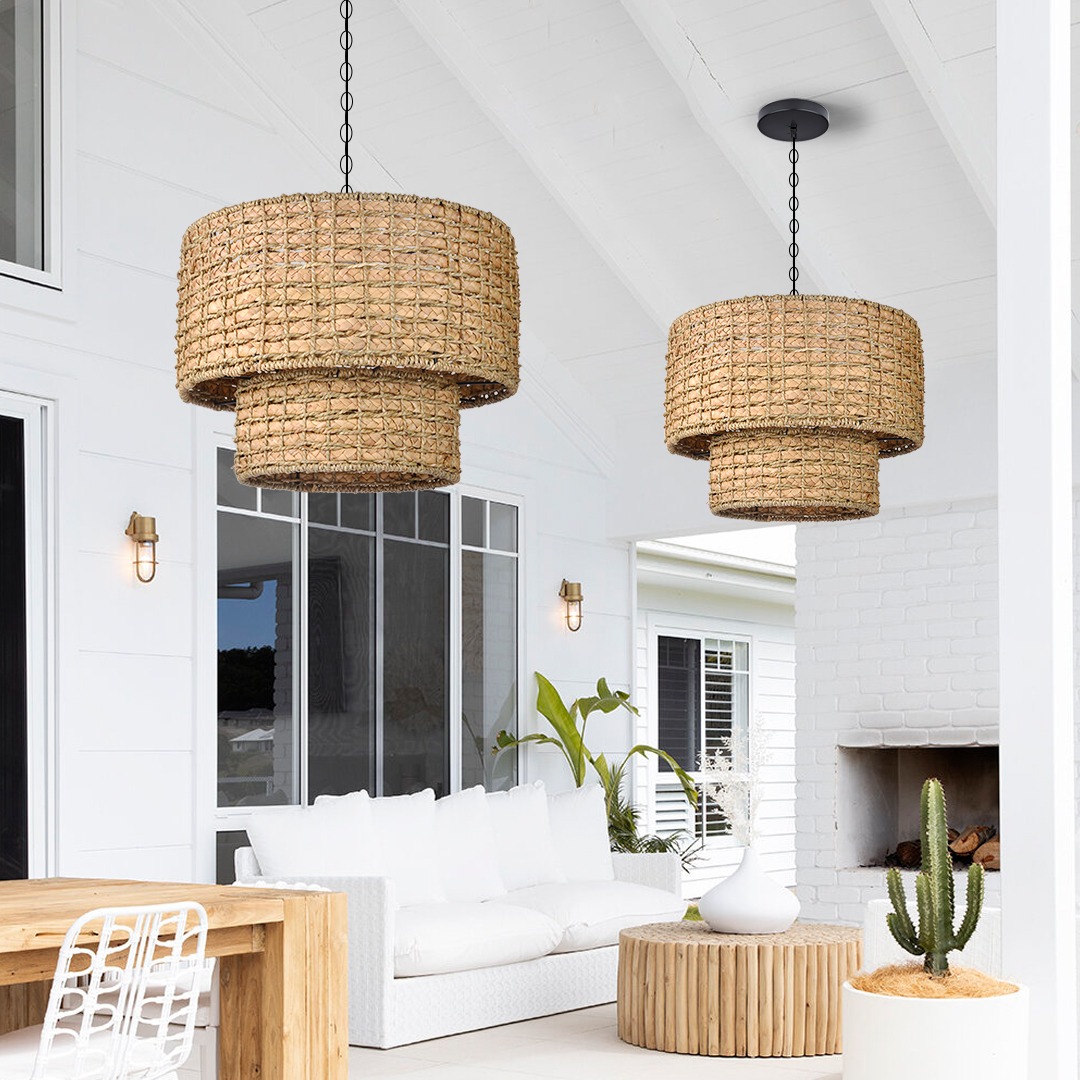 water hyacinth lampshade