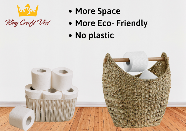 seagrass toilet paper basket 