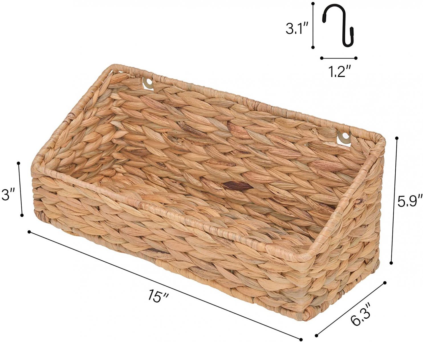 Water HyacinthToilet Paper Baskets 