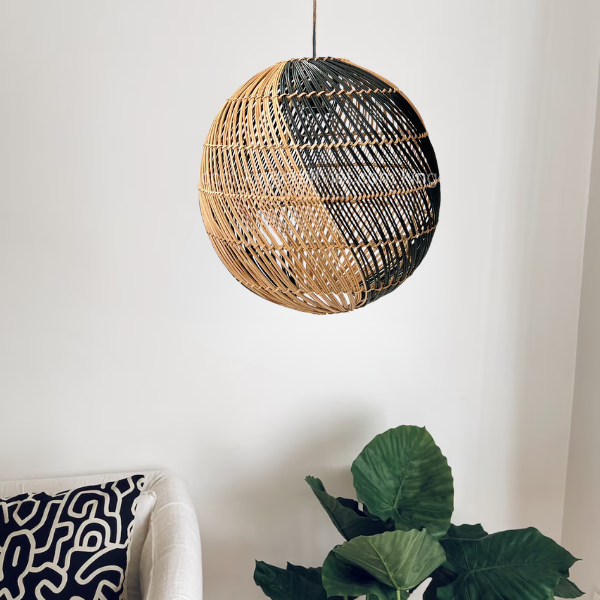 rattan lampshade