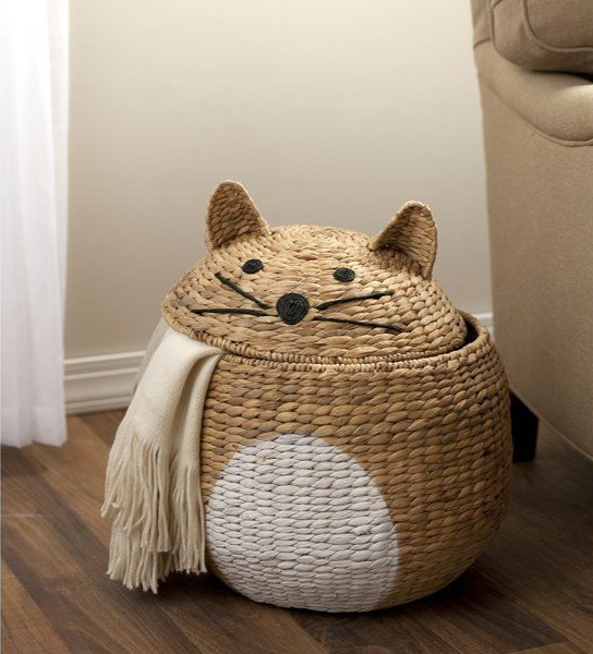 animal-shaped basket