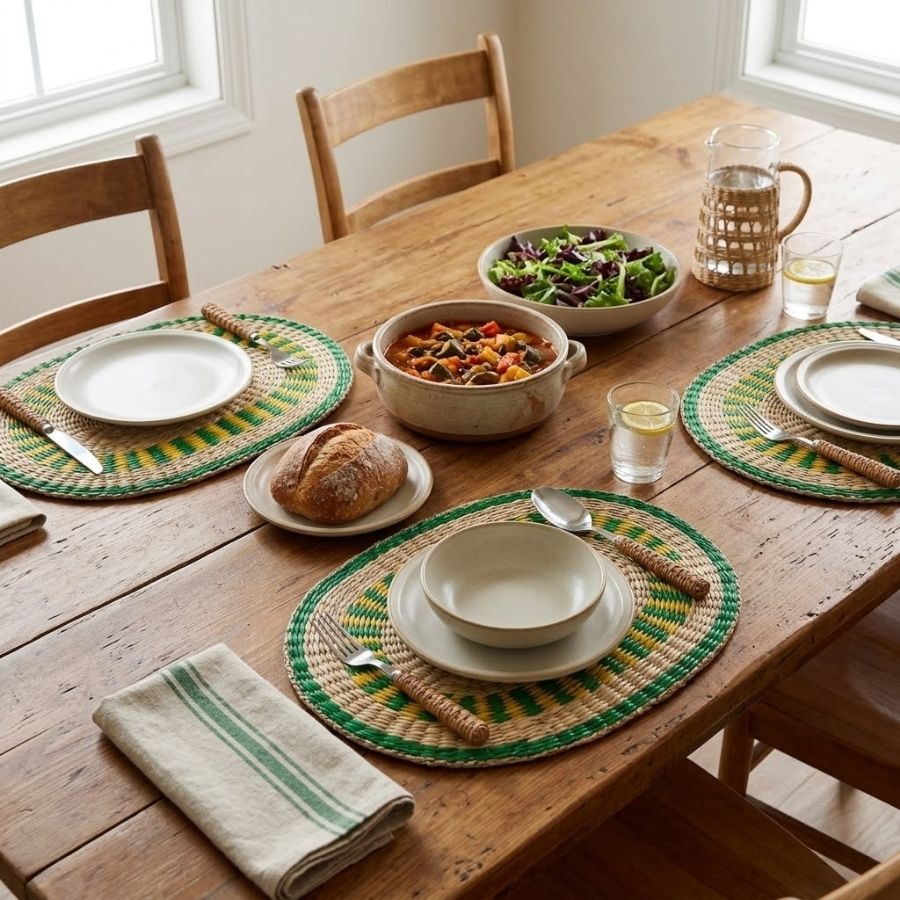 seagrass placemat mix color