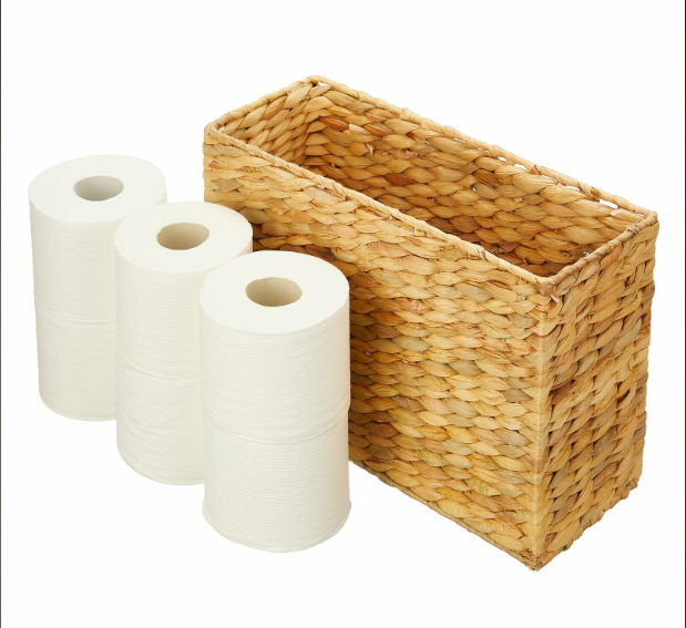 Water Hyacinth Toilet Paper Basket 
