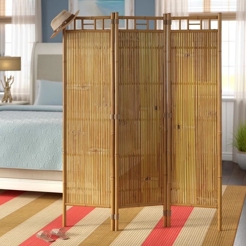 bamboo folding screen