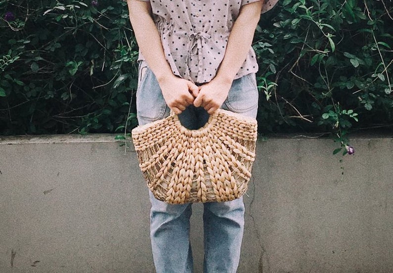 water hyacinth handbag