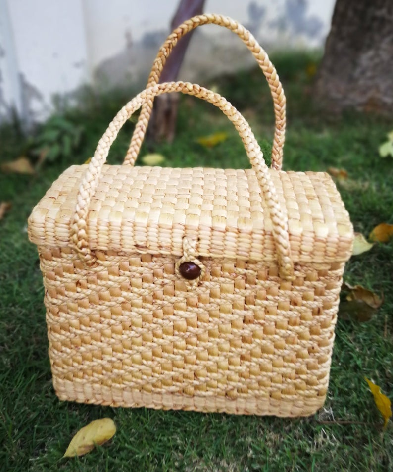 water hyacinth handbag