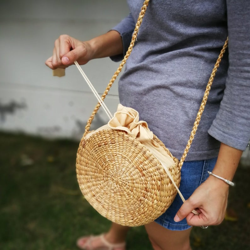 water hyacinth handbag