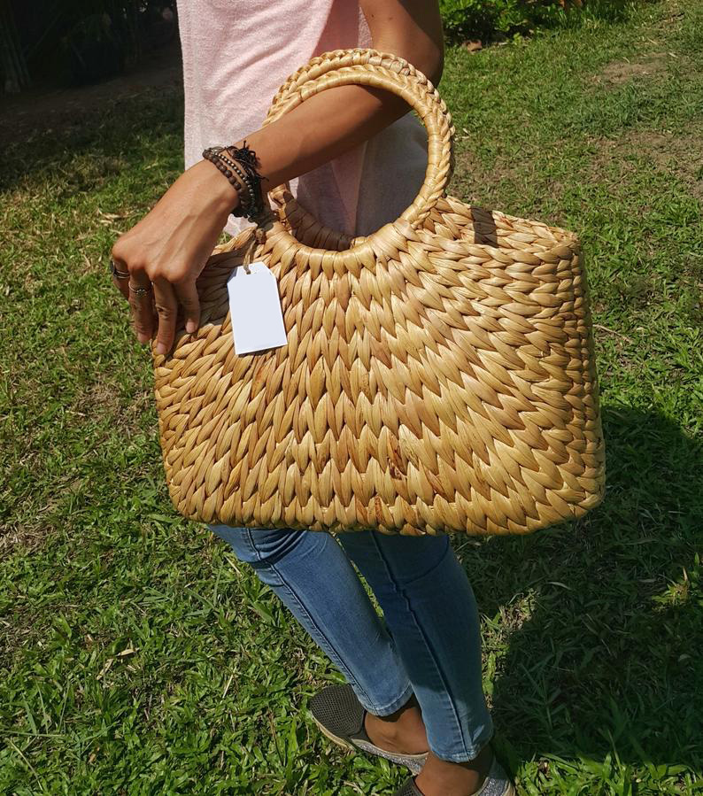 water hyacinth handbag