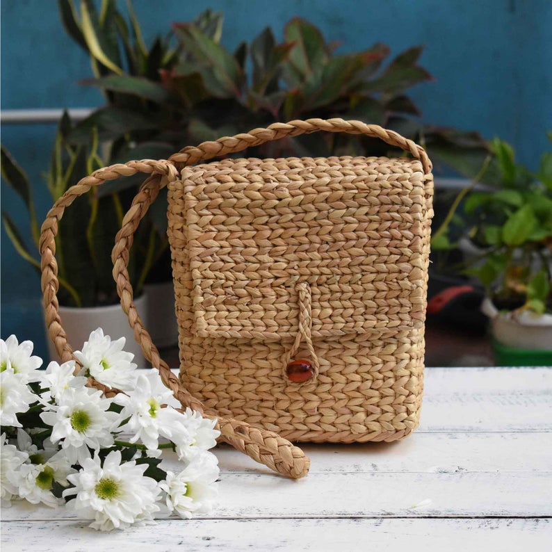 water hyacinth handbag