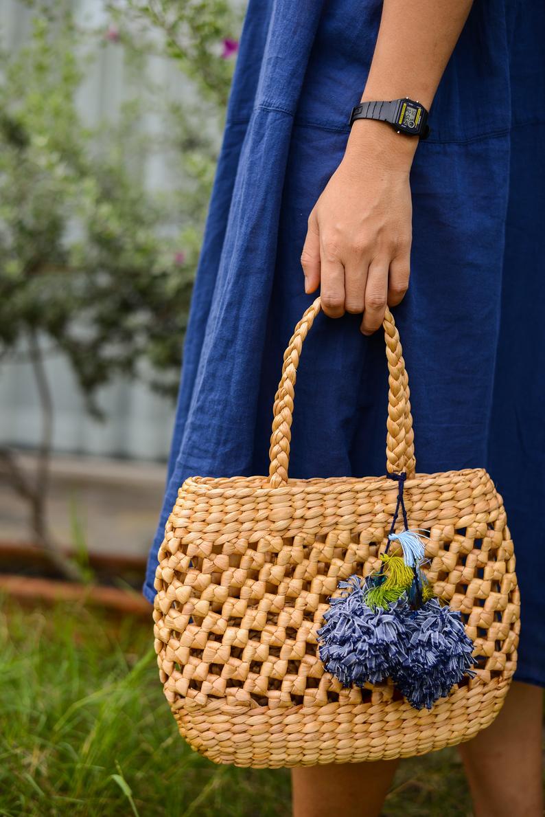 water hyacinth handbag