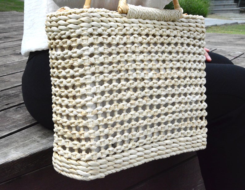 water hyacinth handbag