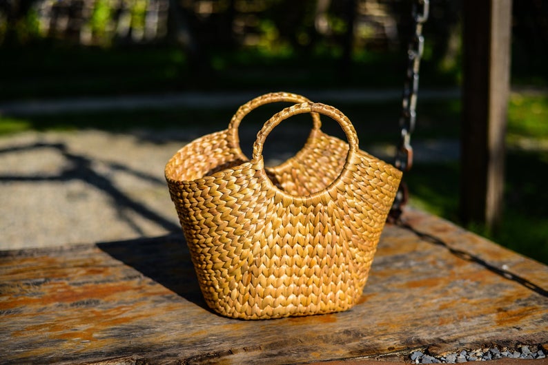 water hyacinth handbag