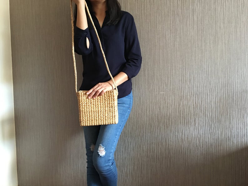 water hyacinth handbag