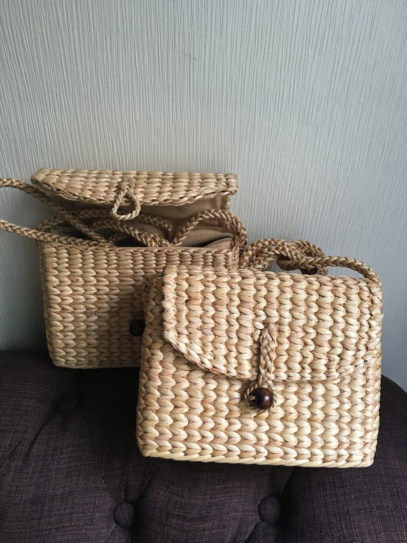 water hyacinth handbag