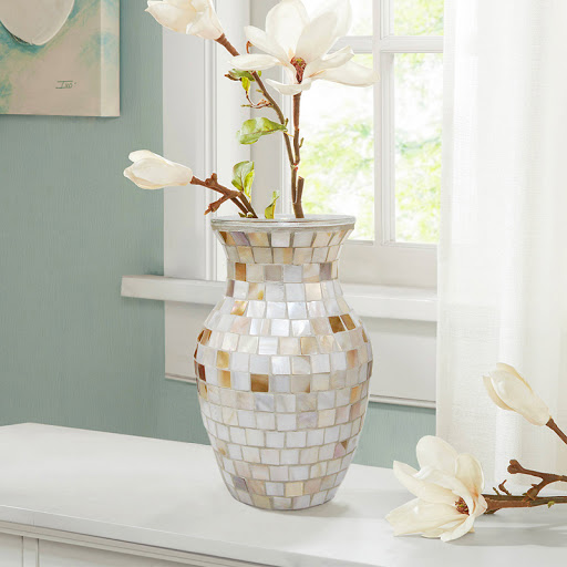 mother of pearl vase